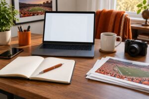 how to start a fan blog about a college team
