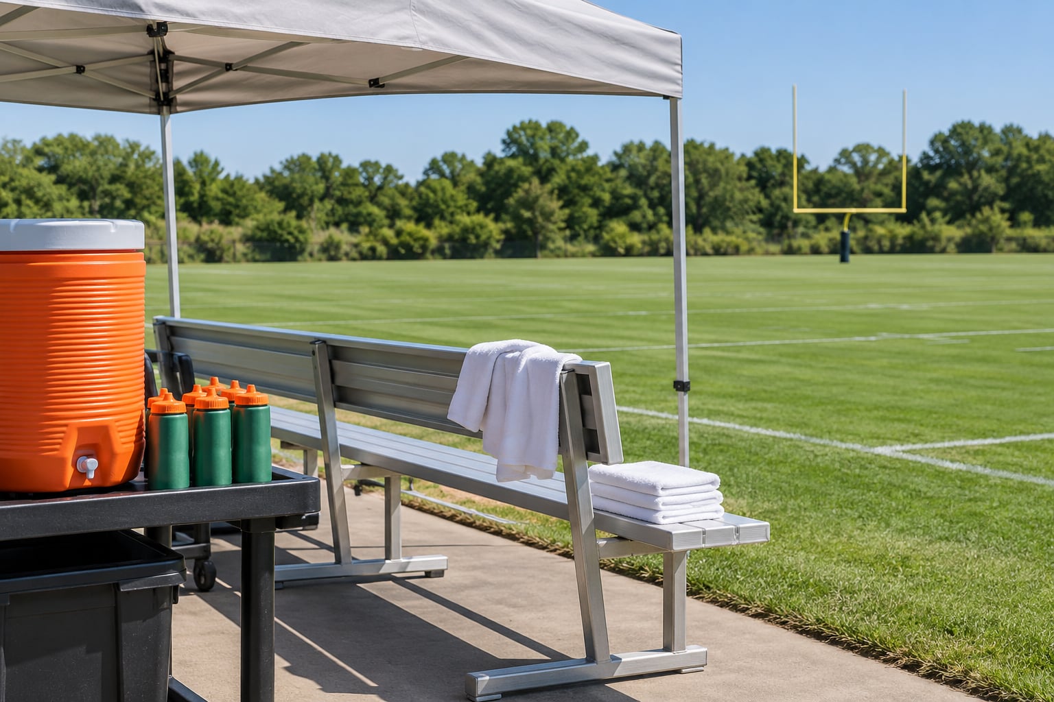 how college teams handle heat and hydration