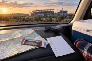 how to plan a college football stadium road trip