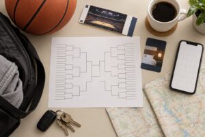 how to plan a trip to a march madness game