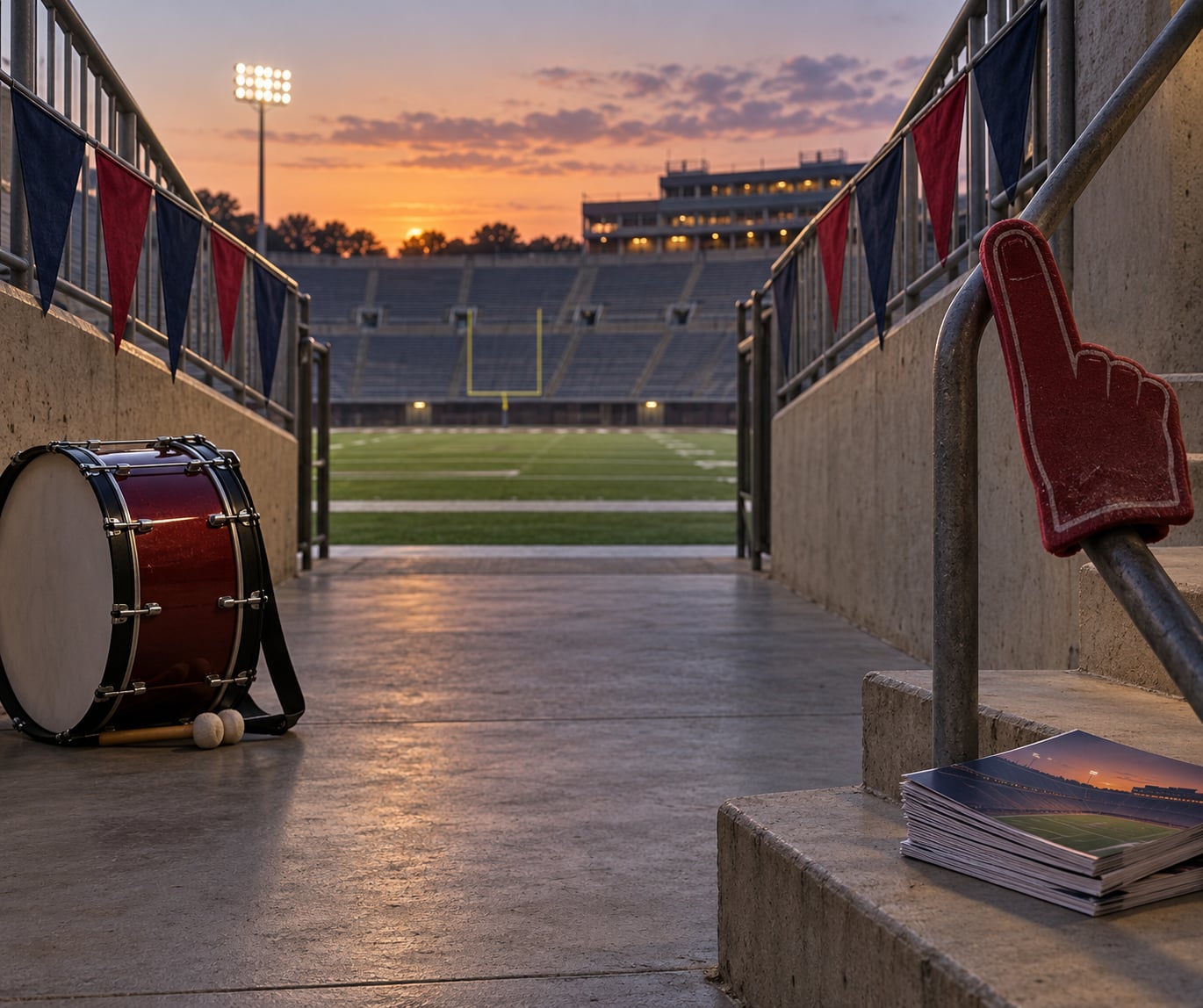 how college football traditions start on campus