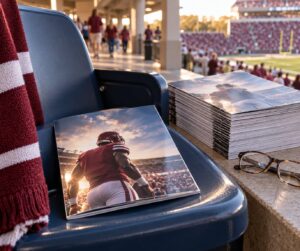 how college football game programs are made