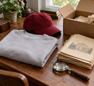 how to find vintage college sports memorabilia