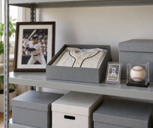 how to store and protect sports memorabilia