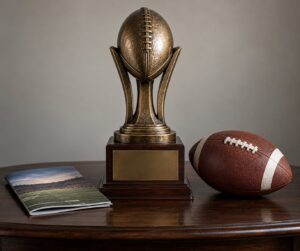 how a college football rivalry trophy tradition starts