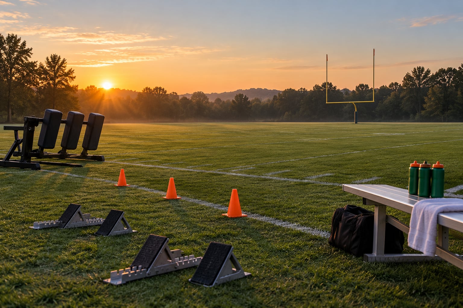 how college football players train in the offseason