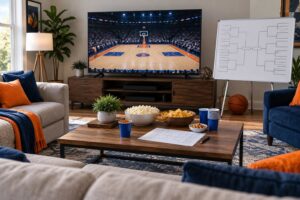 how to host a march madness watch party