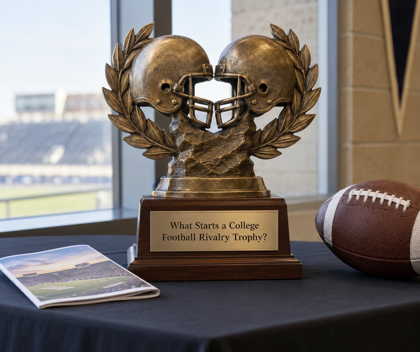What Starts a College Football Rivalry Trophy?