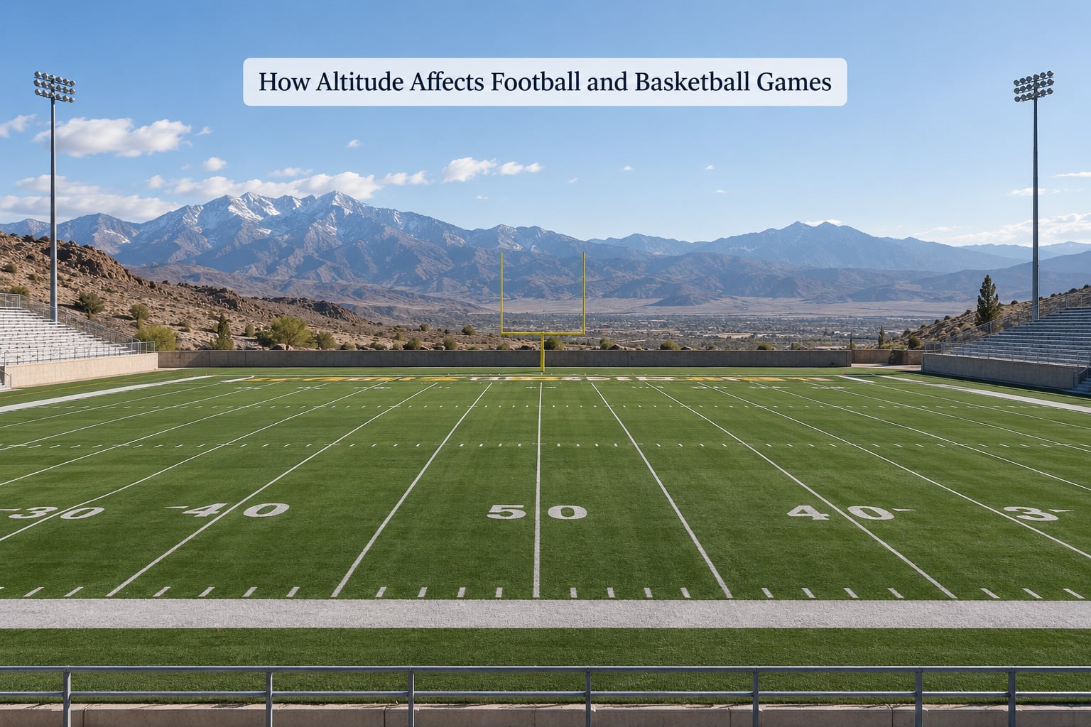 How Altitude Affects Football and Basketball Games