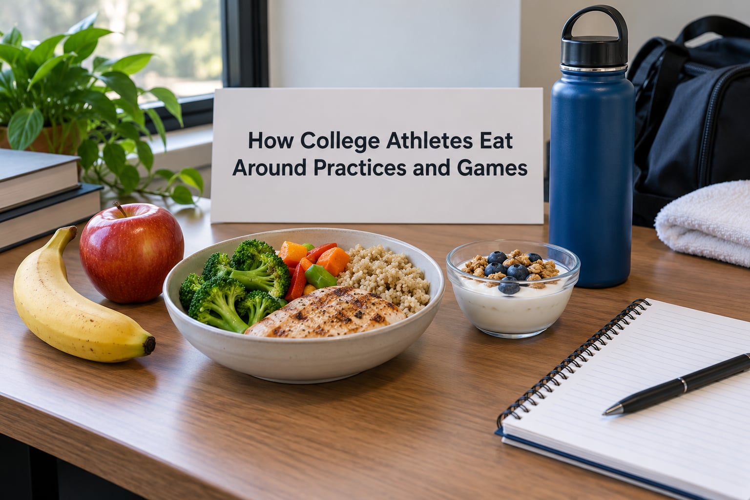 How College Athletes Eat Around Practices and Games