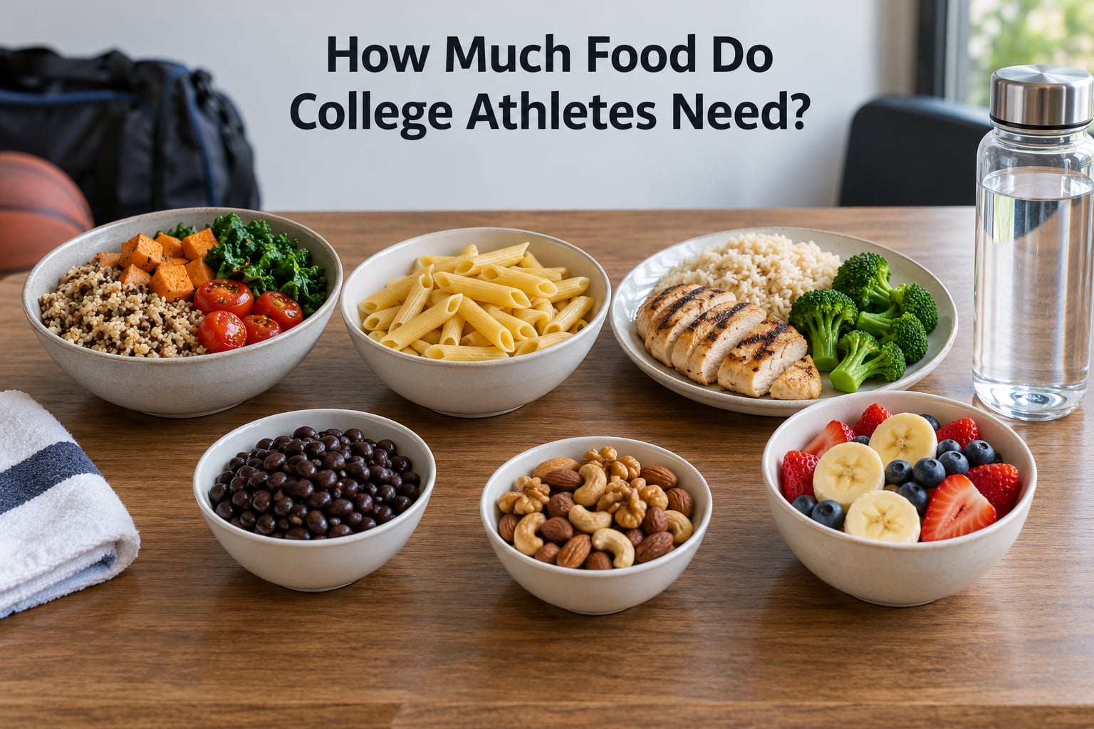 How Much Food Do College Athletes Need?