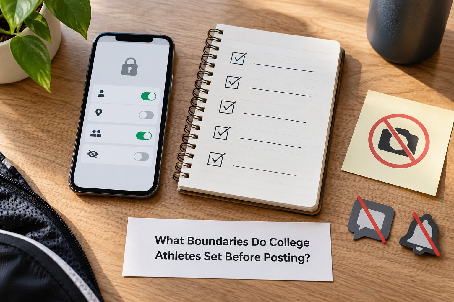 What Boundaries Do College Athletes Set Before Posting?