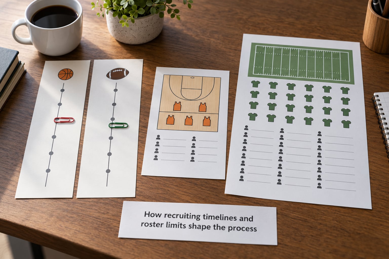 How recruiting timelines and roster limits shape the process