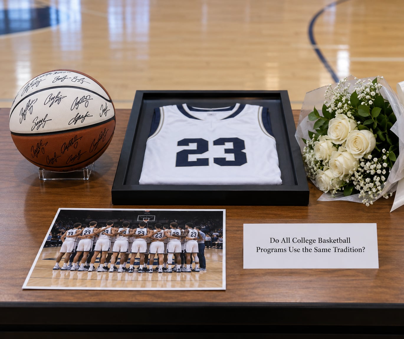 Do All College Basketball Programs Use the Same Tradition?