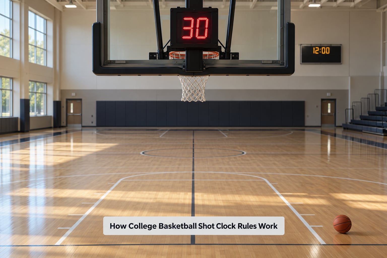 How College Basketball Shot Clock Rules Work