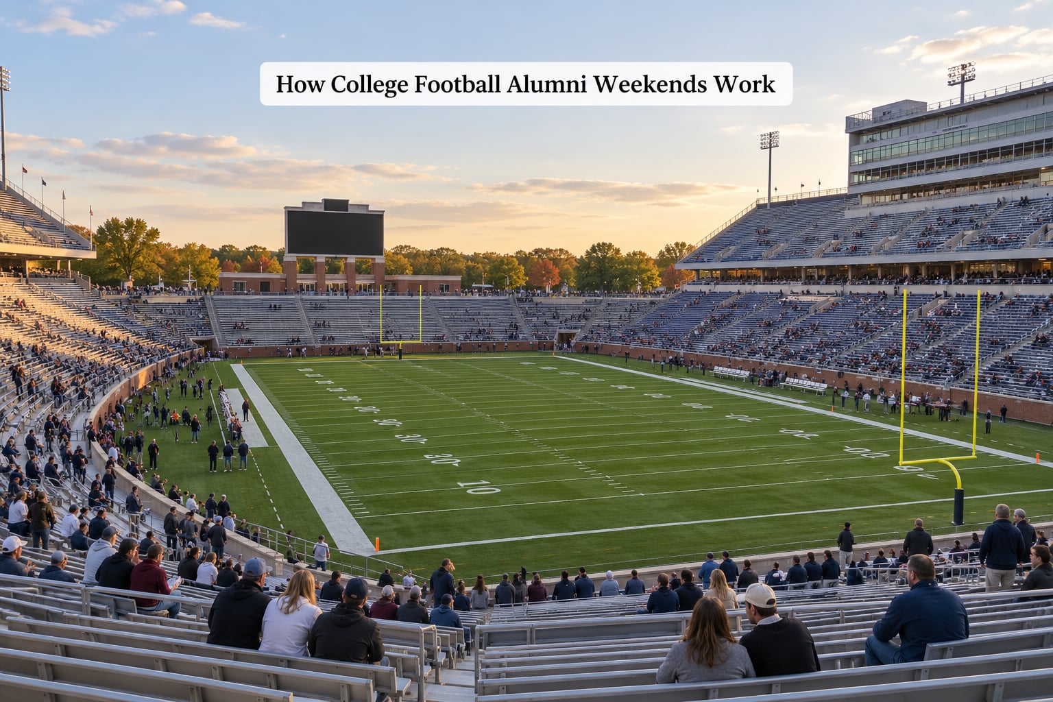 How College Football Alumni Weekends Work