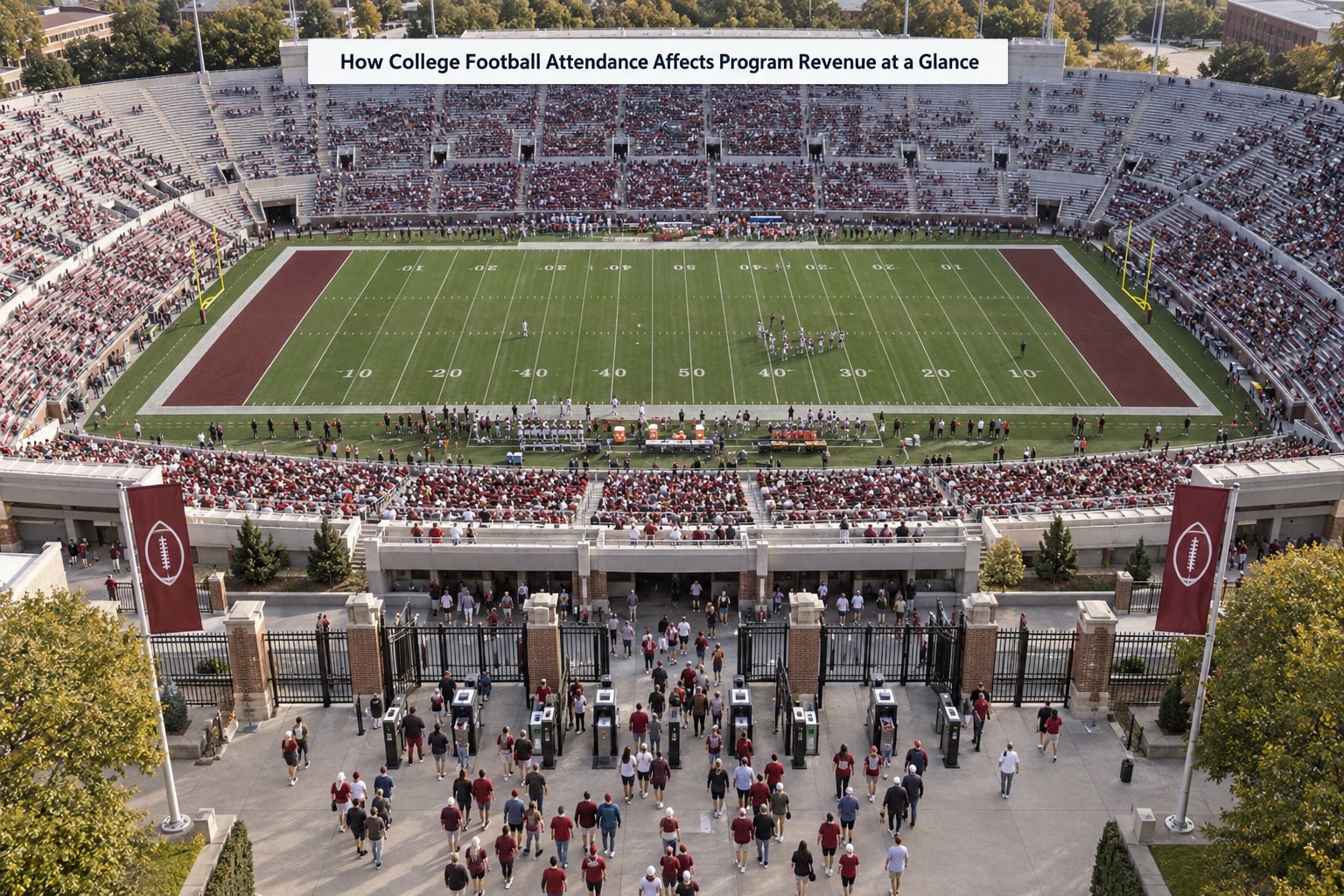 How College Football Attendance Affects Program Revenue at a Glance