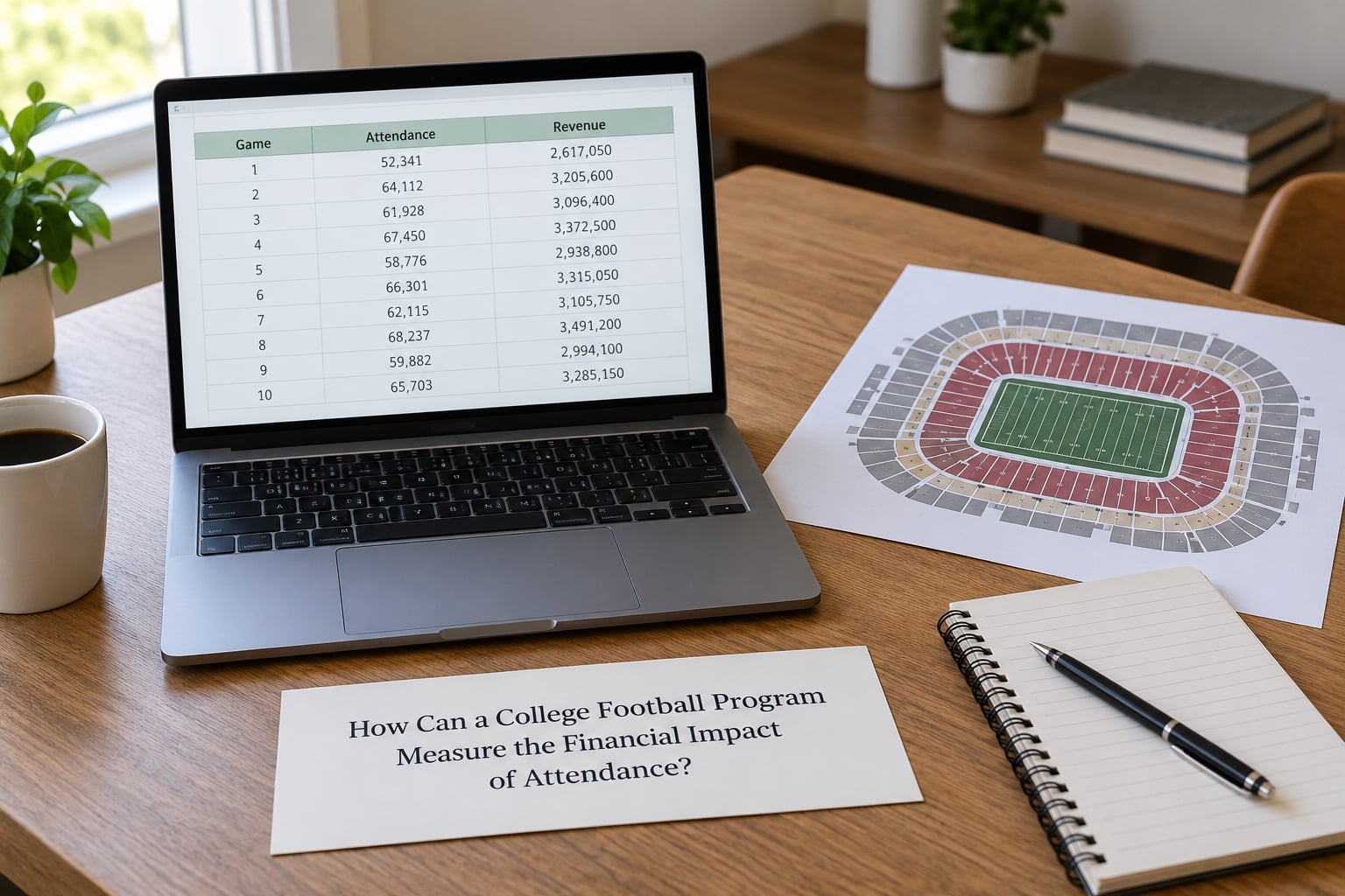 How Can a College Football Program Measure the Financial Impact of Attendance?