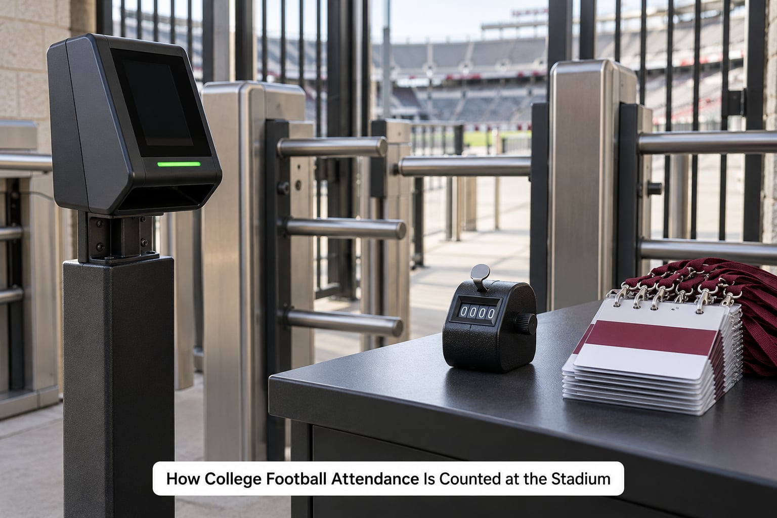 How College Football Attendance Is Counted at the Stadium