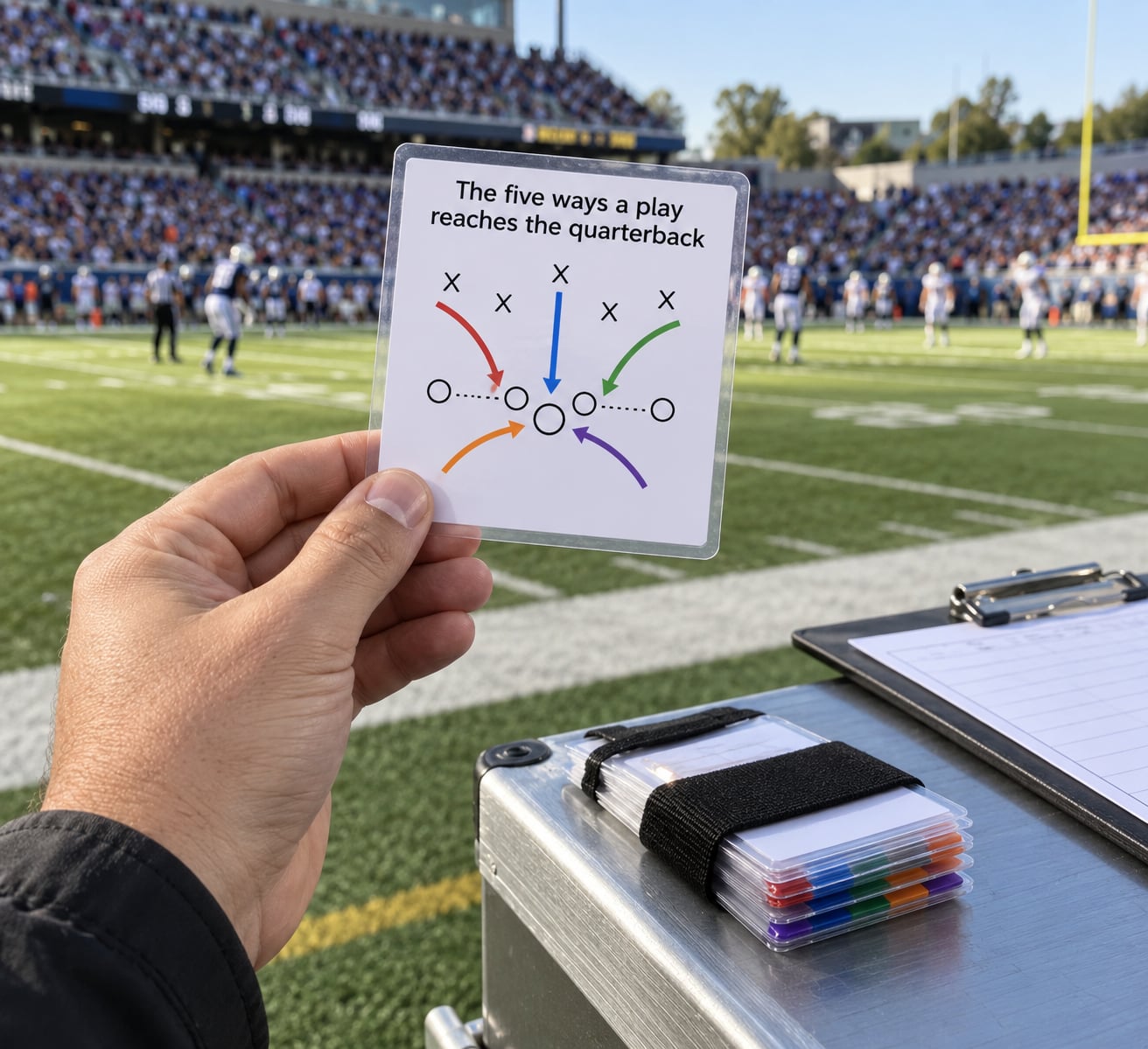 The five ways a play reaches the quarterback