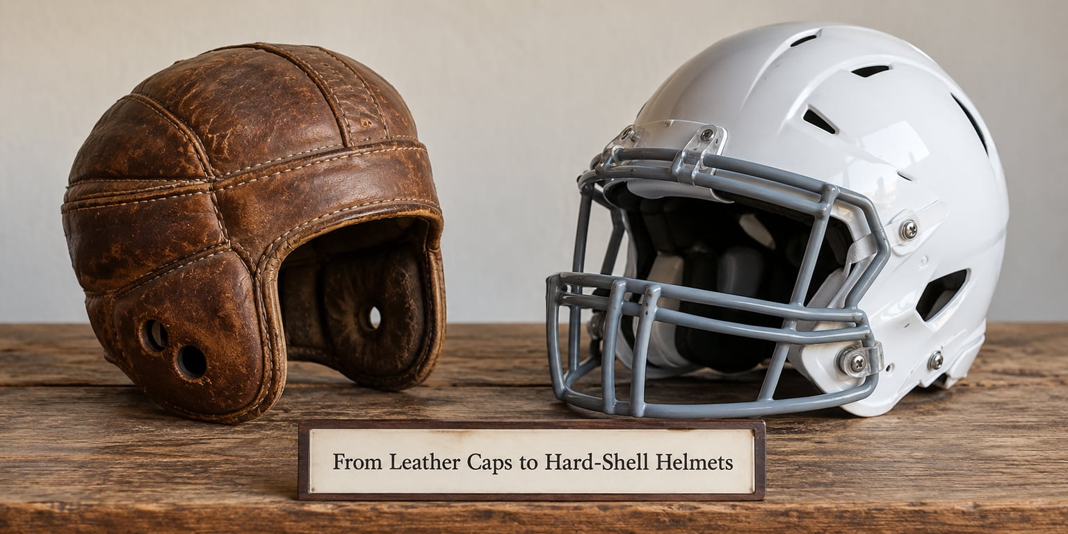 From Leather Caps to Hard-Shell Helmets