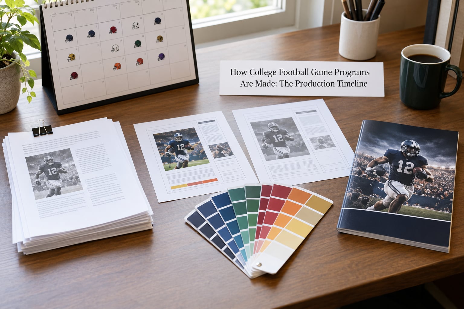 How College Football Game Programs Are Made: The Production Timeline