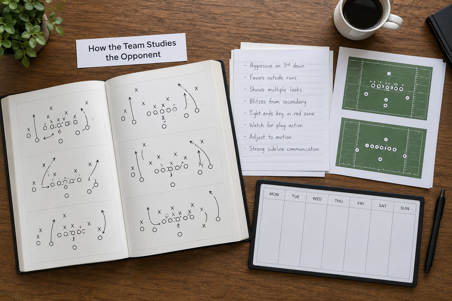 How the Team Studies the Opponent