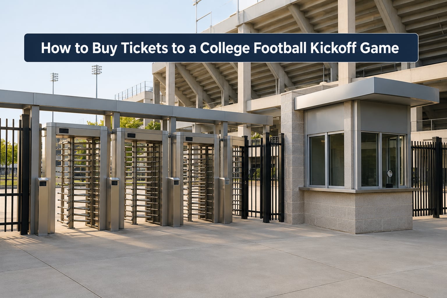 How to Buy Tickets to a College Football Kickoff Game
