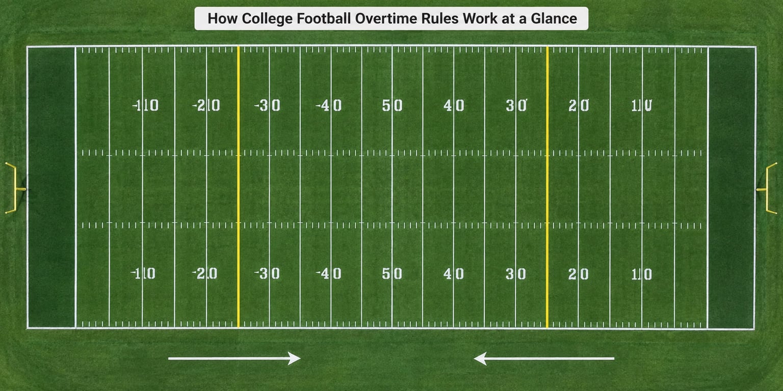 How College Football Overtime Rules Work at a Glance
