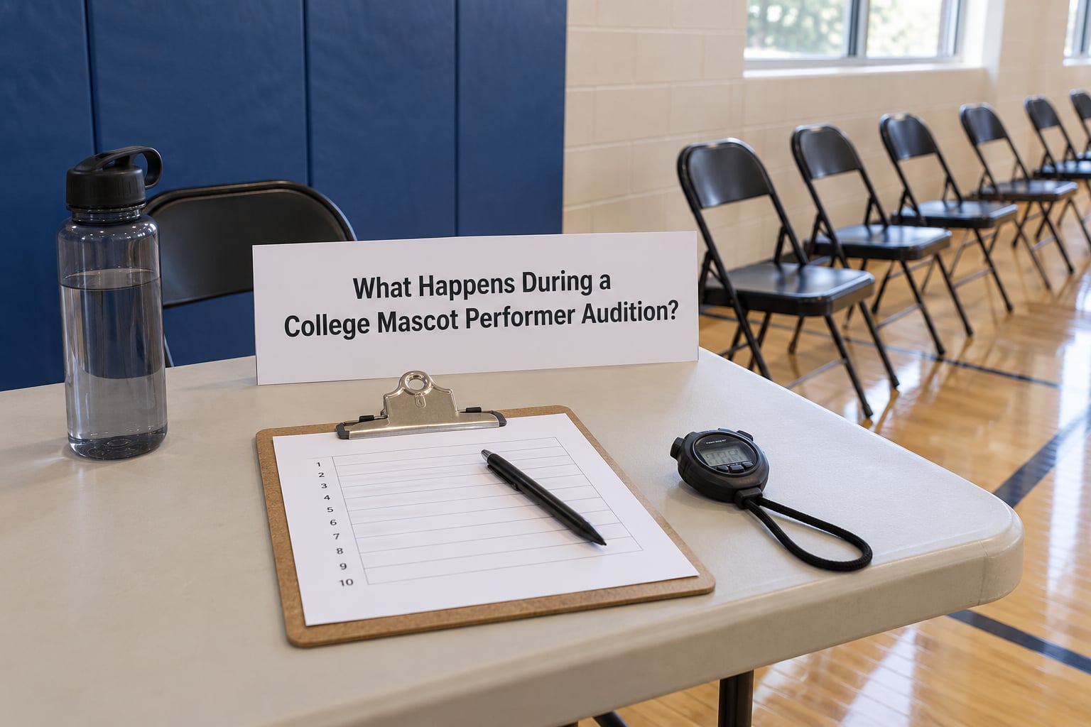 What Happens During a College Mascot Performer Audition?