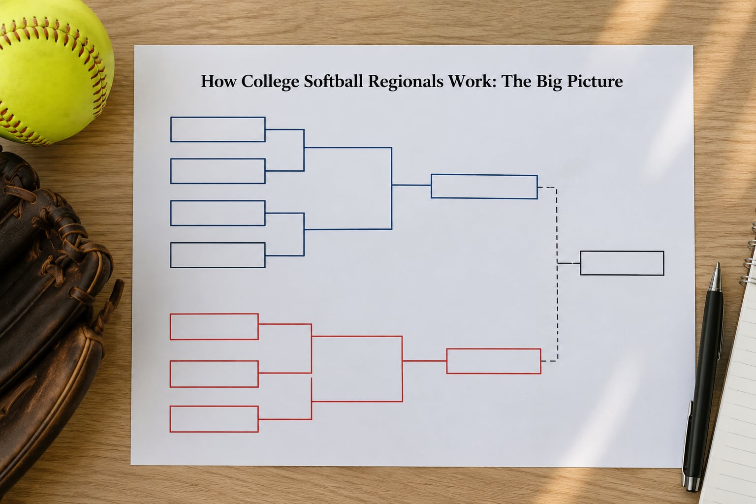 How College Softball Regionals Work: The Big Picture