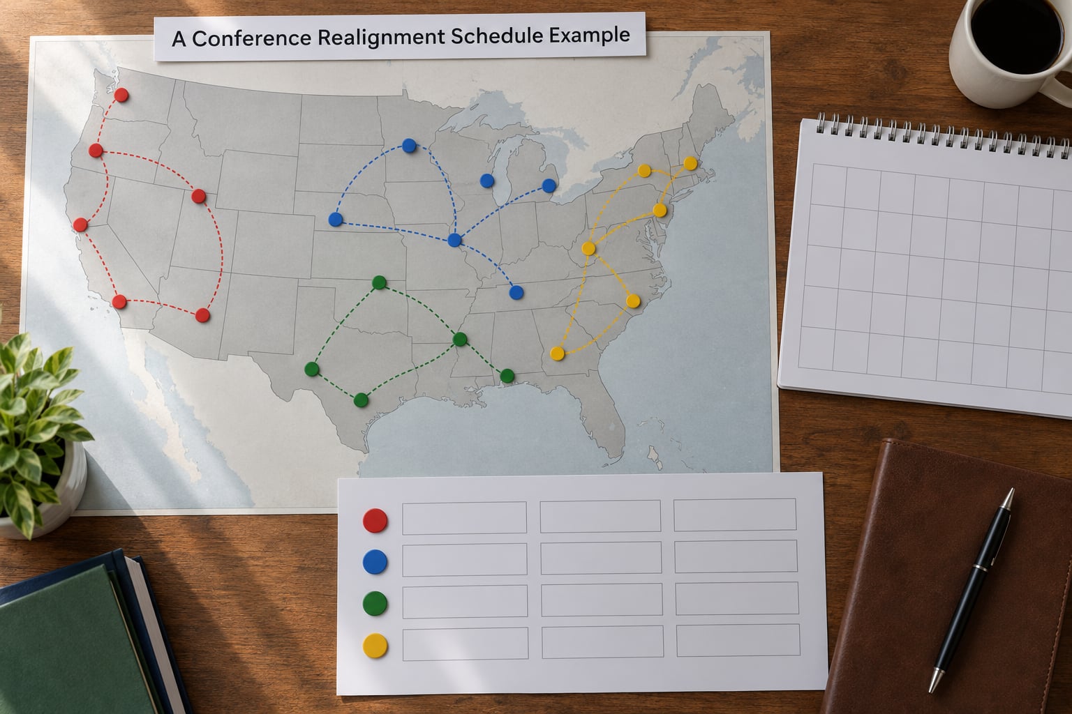 A Conference Realignment Schedule Example