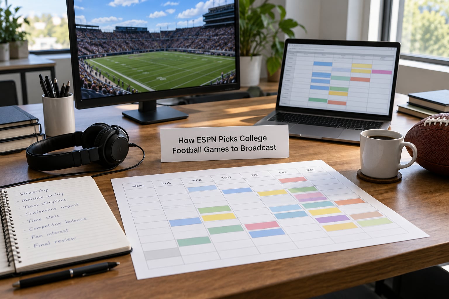 How ESPN Picks College Football Games to Broadcast