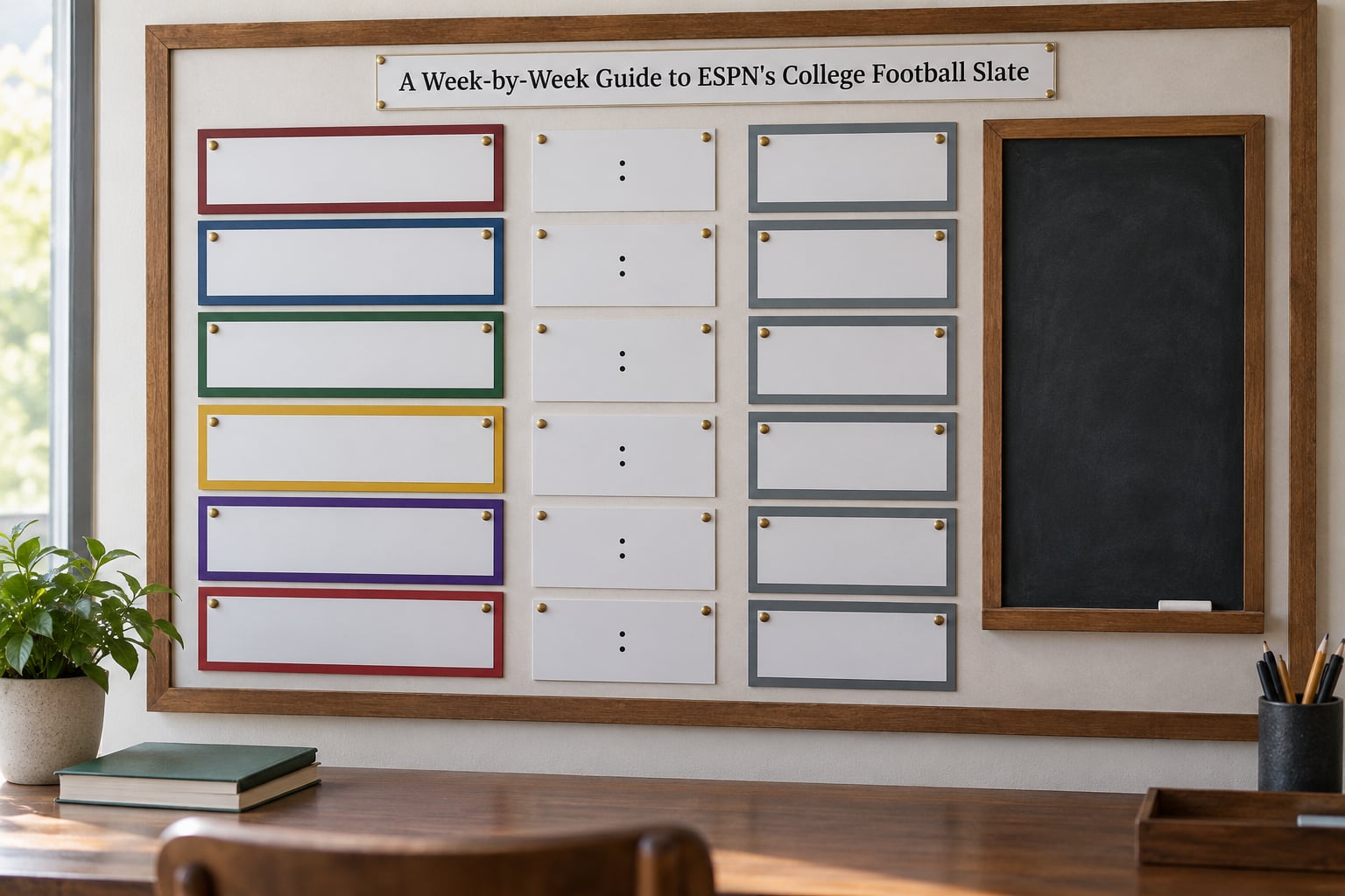 A Week-by-Week Guide to ESPN's College Football Slate