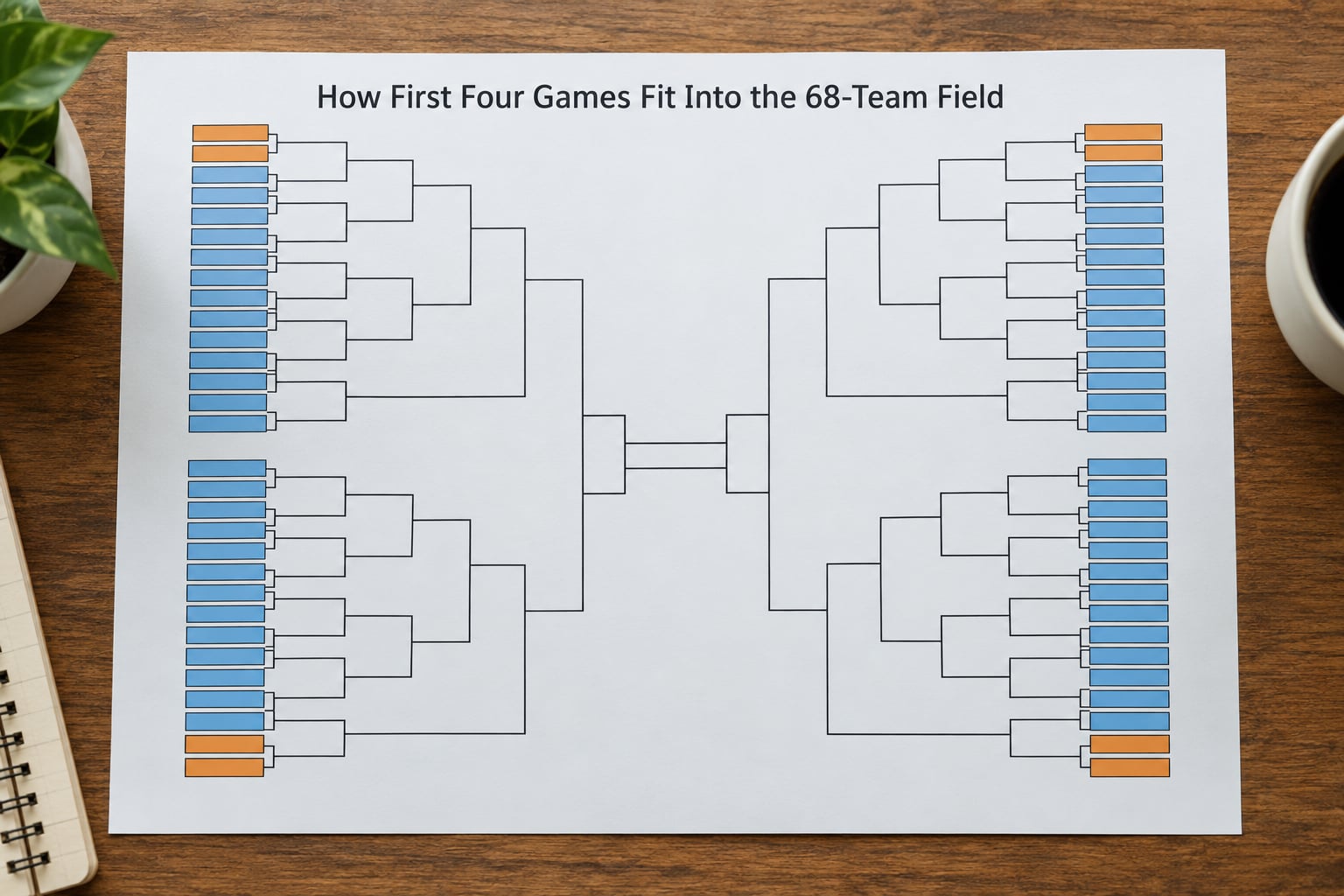 How First Four Games Fit Into the 68-Team Field