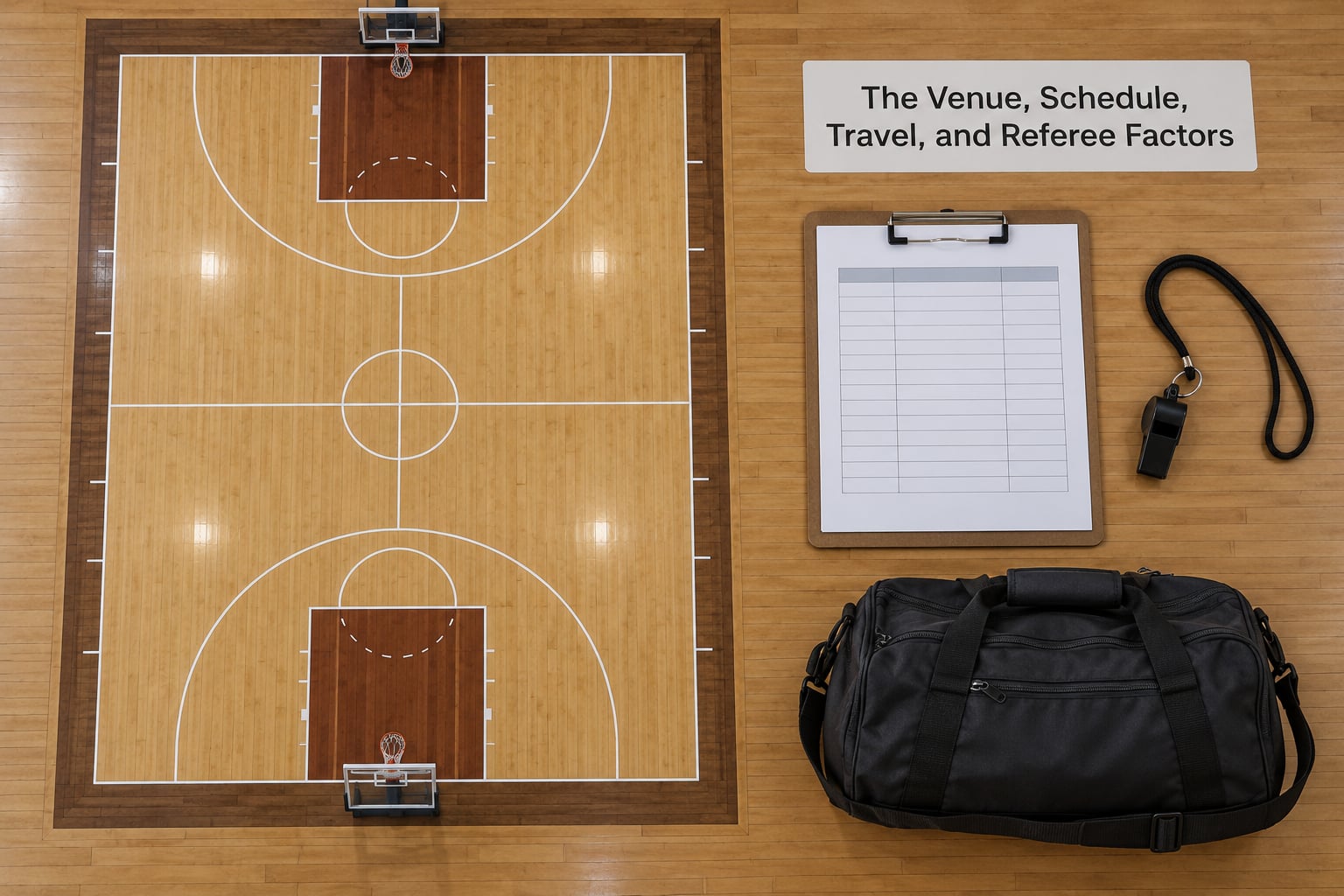 The Venue, Schedule, Travel, and Referee Factors
