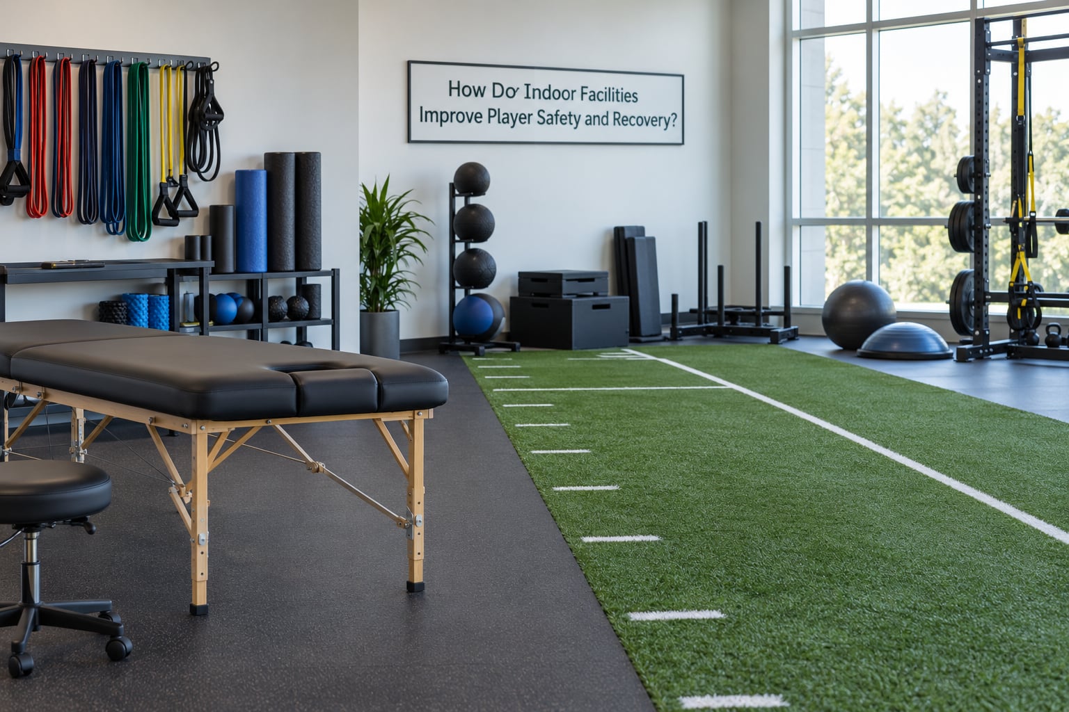 How Do Indoor Facilities Improve Player Safety and Recovery?
