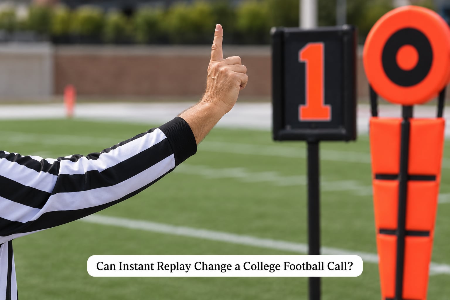 Can Instant Replay Change a College Football Call?