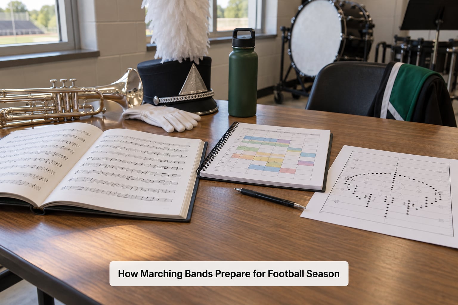 How Marching Bands Prepare for Football Season