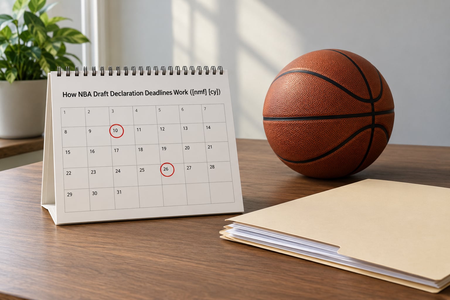 How NBA Draft Declaration Deadlines Work (October 2026)