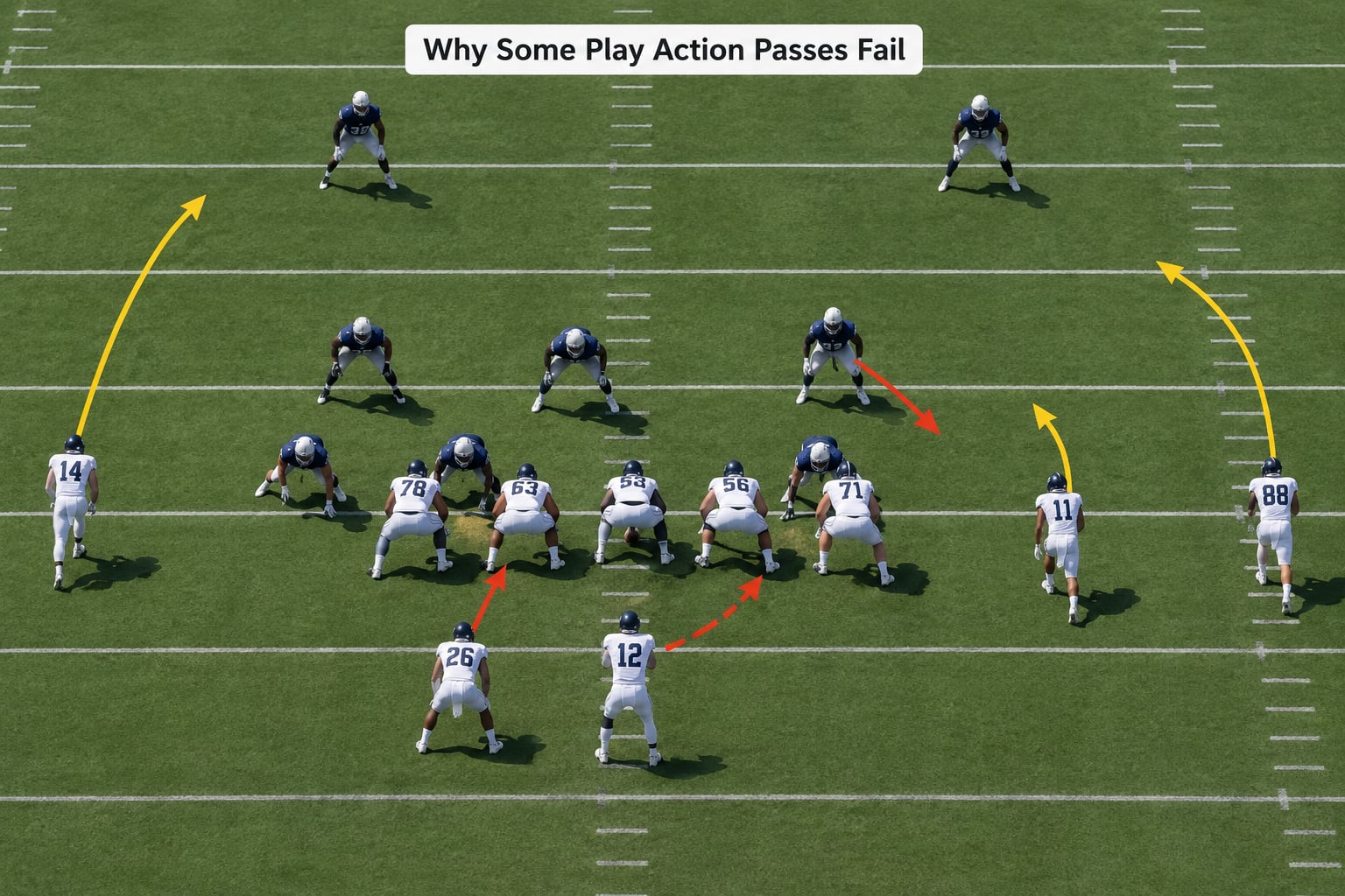 Why Some Play Action Passes Fail