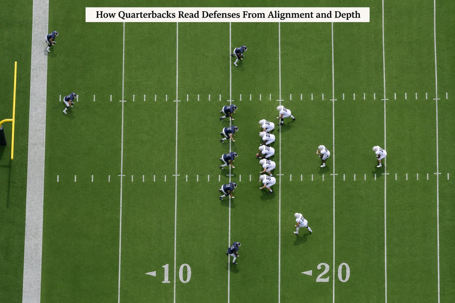 How Quarterbacks Read Defenses From Alignment and Depth