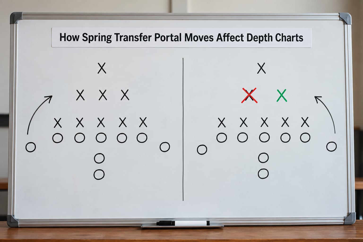 How Spring Transfer Portal Moves Affect Depth Charts