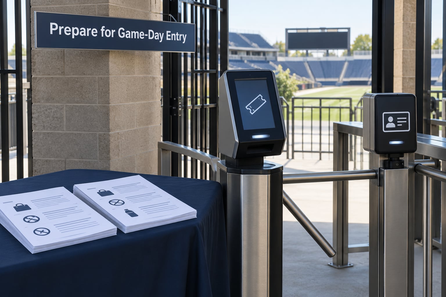 Prepare for Game-Day Entry