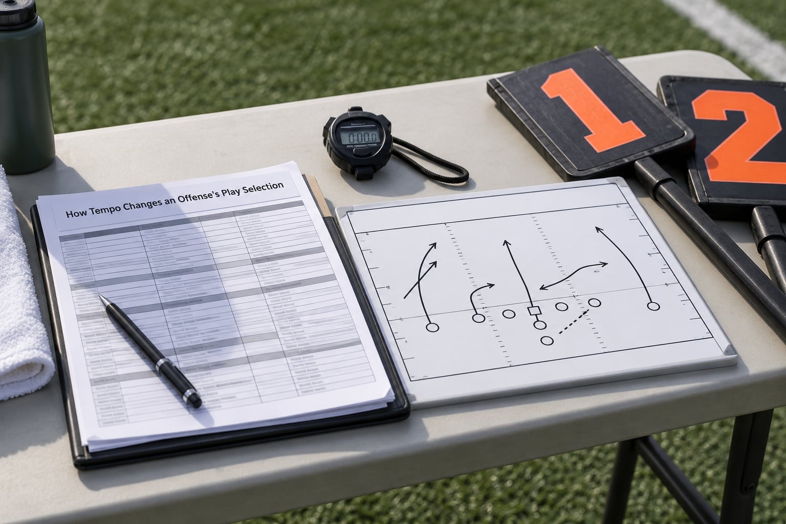 How Tempo Changes an Offense's Play Selection