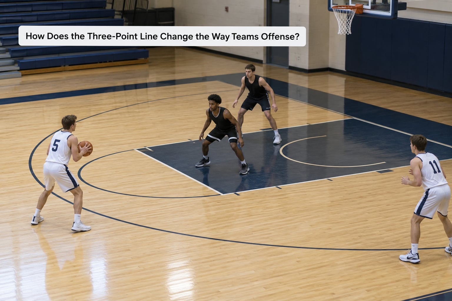 How Does the Three-Point Line Change the Way Teams Offense?