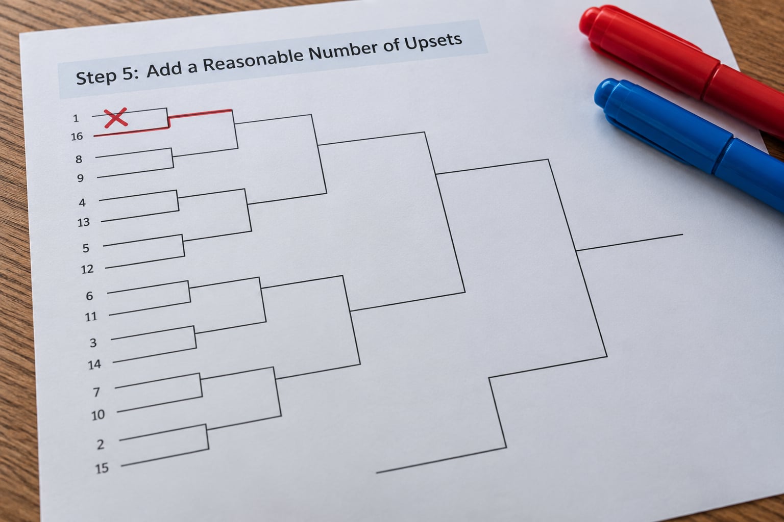 Step 5: Add a Reasonable Number of Upsets