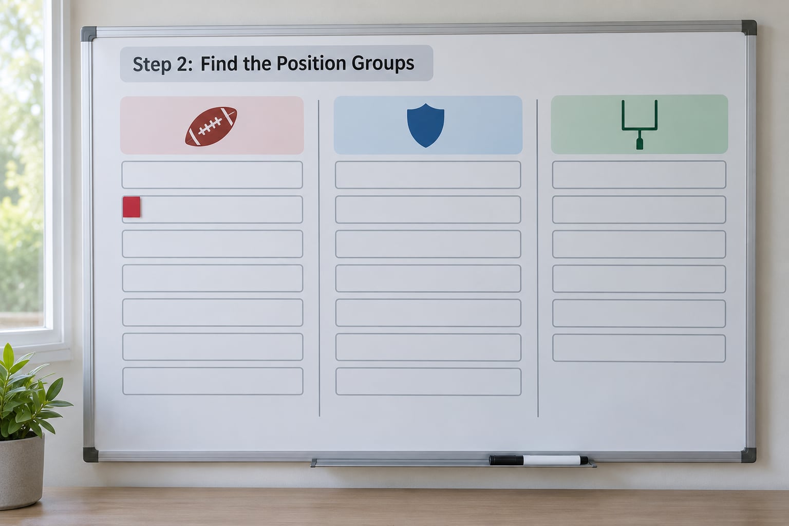 Step 2: Find the Position Groups