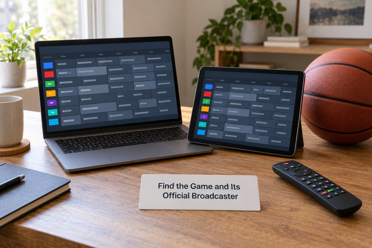 Find the Game and Its Official Broadcaster