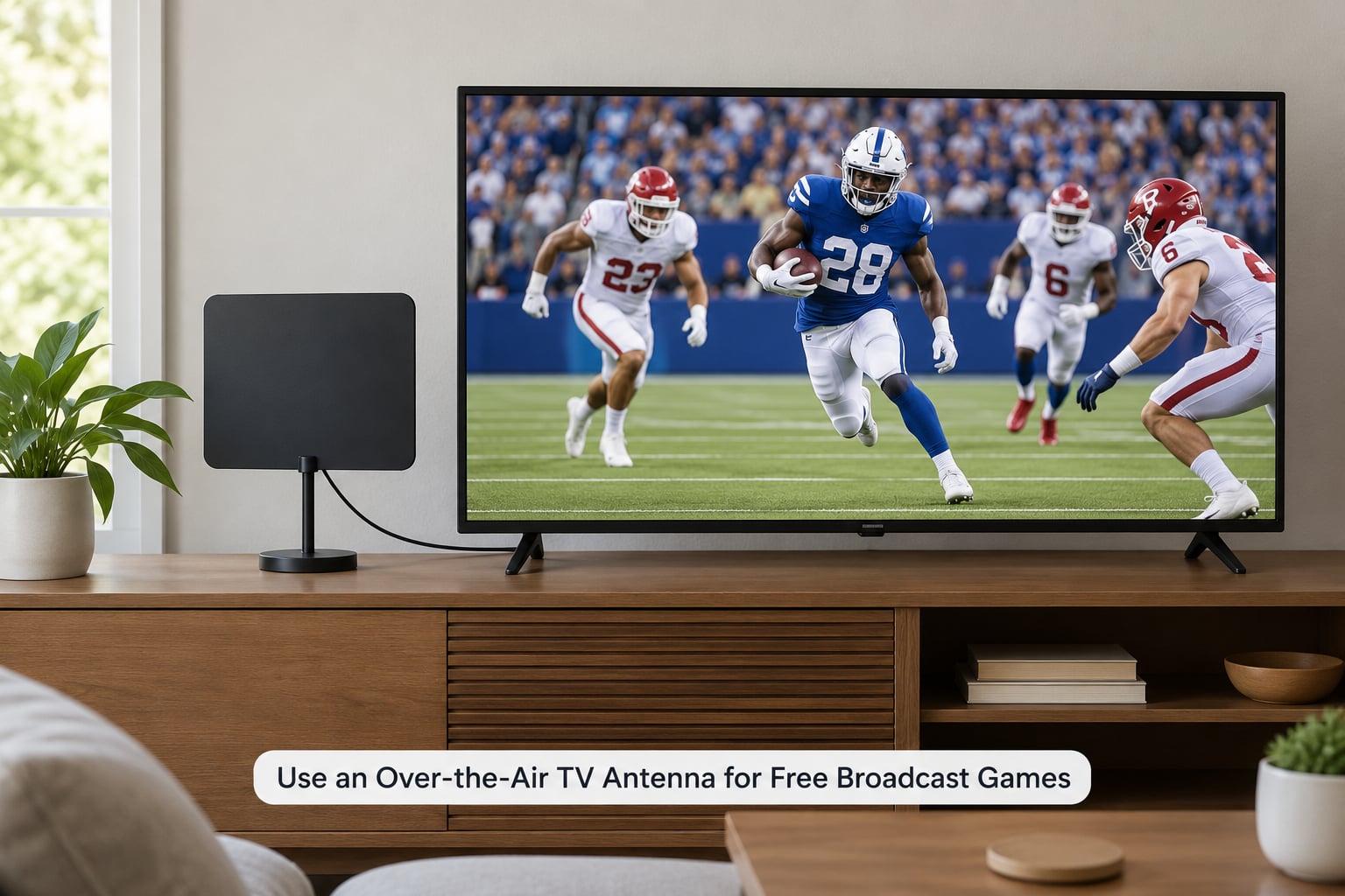 Use an Over-the-Air TV Antenna for Free Broadcast Games